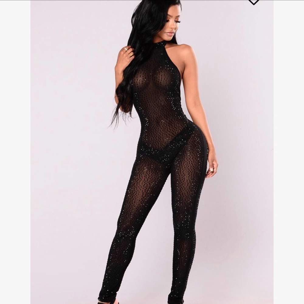 Sparkle one-piece from Fashion Nova
